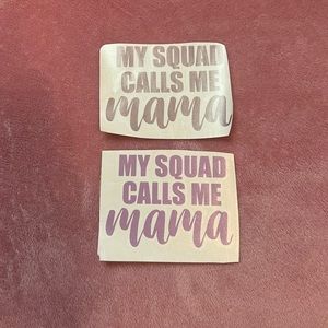 Vinyl decal